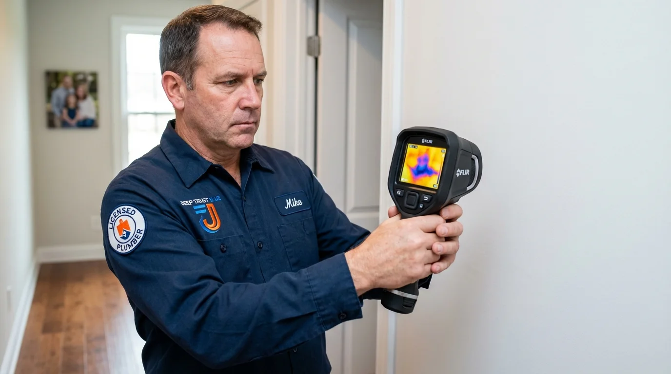 Thermal imaging leak detection by Johns Plumbing LLC in Tenino